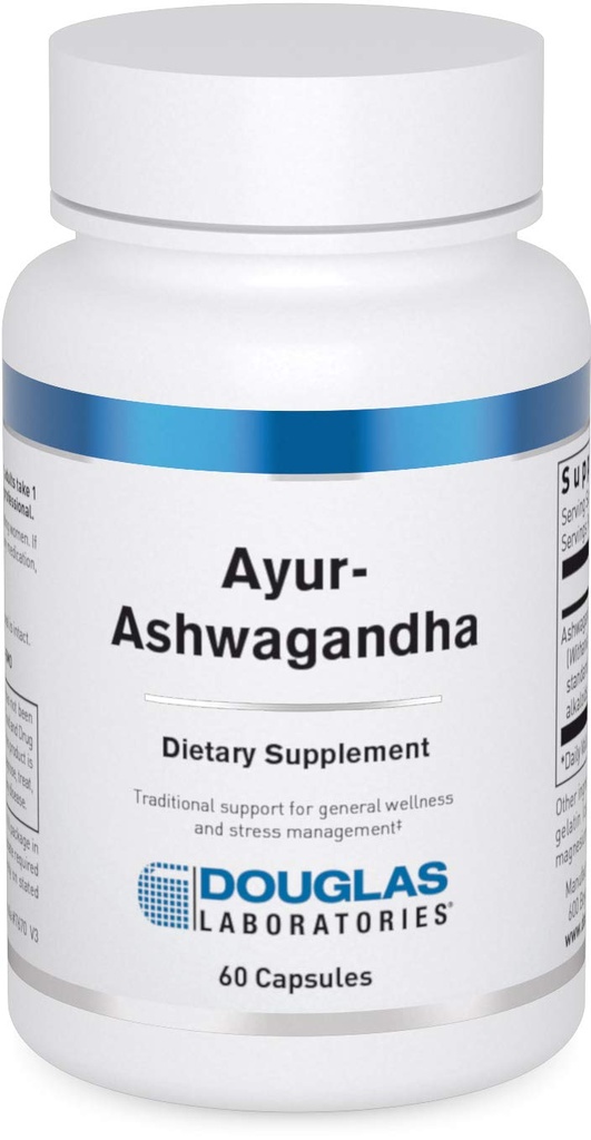Douglas Laboratories Ayur-Ashwaganda (Indian Ginseng) | Ayurvedic Herb to Support Energy Production, Mental and Physical Health | 60 capsule