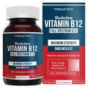 BioActive Vitamin B12 - 5000 mcg, Contiene 3 forme BioActive B12 Plus Methylfolate Cofactor - Methyl B12, Adenosyl B12 & Hydroxy B12 | Supports Energy, Metabolism & Mood | Vegan, Non-GMO (60 Serve)