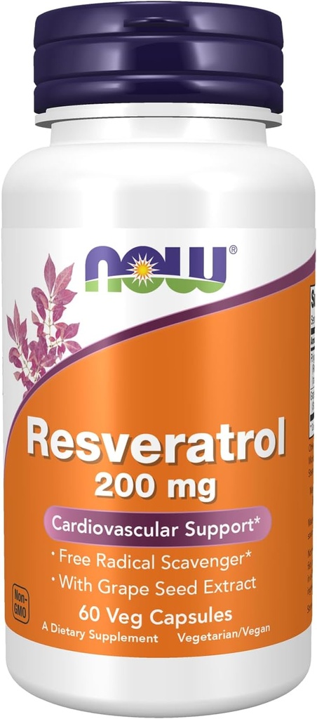 Ora Alimenti Resveratrolo 200 mg con Estratto di semi di Uva - 60 capsule di Veg