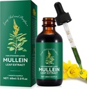 Gocce di Mullein per polmoni, gocce di tintura della foglia di Mullein | 2 fl oz | Estratto di foglie di Mullein per i polmoni Detox e Respiratory Lung Health, supporto per il respiratorio, supplemento naturale di erbe
