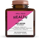 Ben detto Anti-invecchiamento della pelle Supplemento età sanitaria Defier con organico Amla, Cacao e Resveratrolo da uve biologiche - Non-GMO + Vegan (60 capsule)