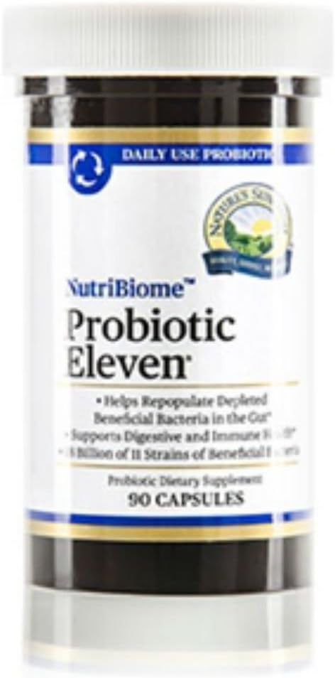 Natura Sunshine Probiotic Eleven 90 Capsule (Pack of 4)