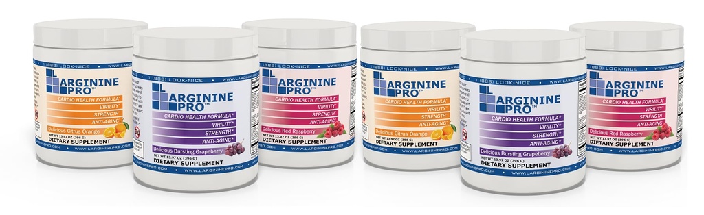 L-ARGININE PRO | 5.500mg L-Arginina Plus L-Citrullina 1,100mg Raspberry, Arancione e polvere di uva Bere supplemento di miscela per la produzione di ossido nitrico aumentata