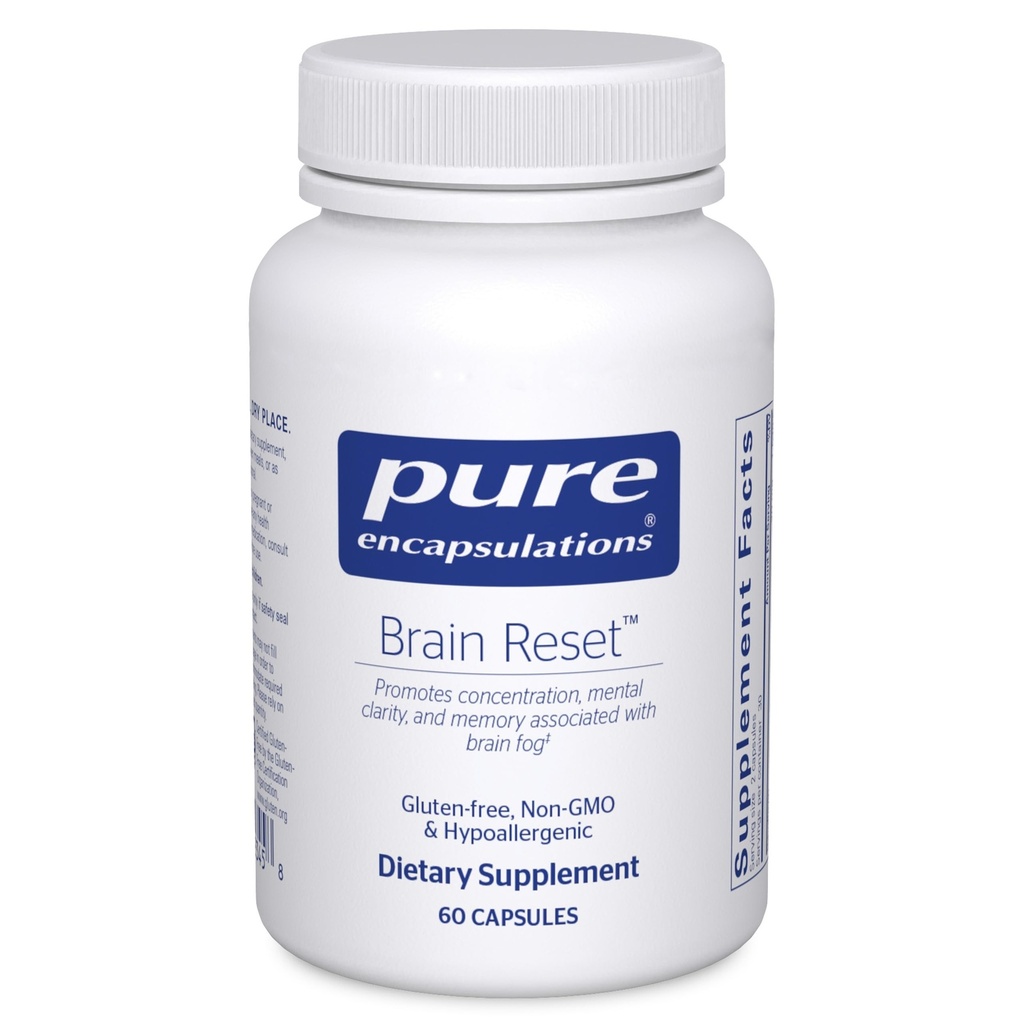 Pure Encapsulations Brain Reset | Supports Concentration, Clarity e Memory Associated with Brain Fog | 60 Capsule*