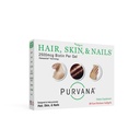 Wellgenix Purvana Hair, Skin e Nails Vitamin - 2500mcg Biotina, Acido Folico, DMAE, Estratto di semi di Uva - Un giorno Softgels - PCOS & Postpartum Hair Loss Support - (30 Conte)