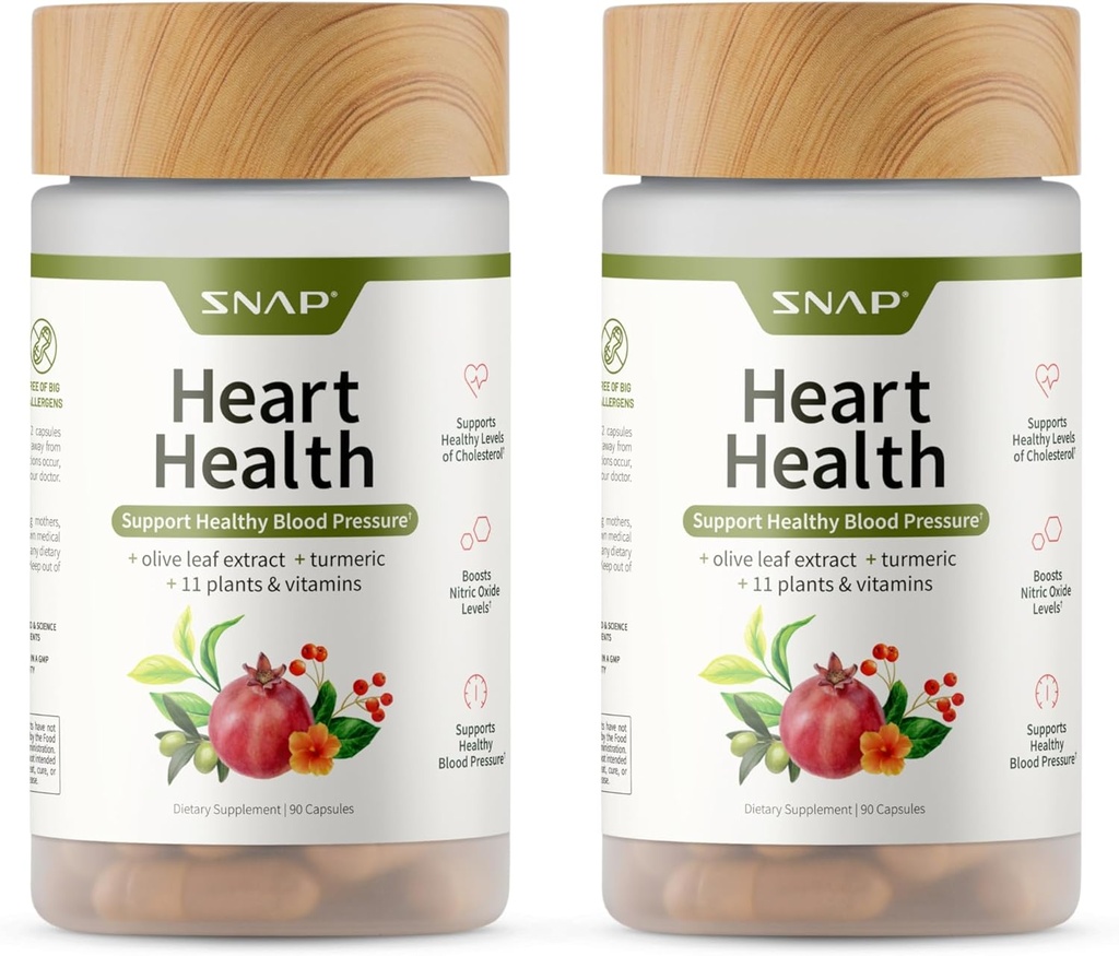 Integratori di salute del cuore e supplementi di circolazione del sangue, 180 capsule