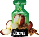 Boom Nutrition - Carb Boom Energy Gel - Gel per l'energia aromatizzata alla frutta - Workout Gel - Energy Gel per il ciclismo - Running Gel - Natural Energy Gel - Apple Cinnamon (24 Pack)