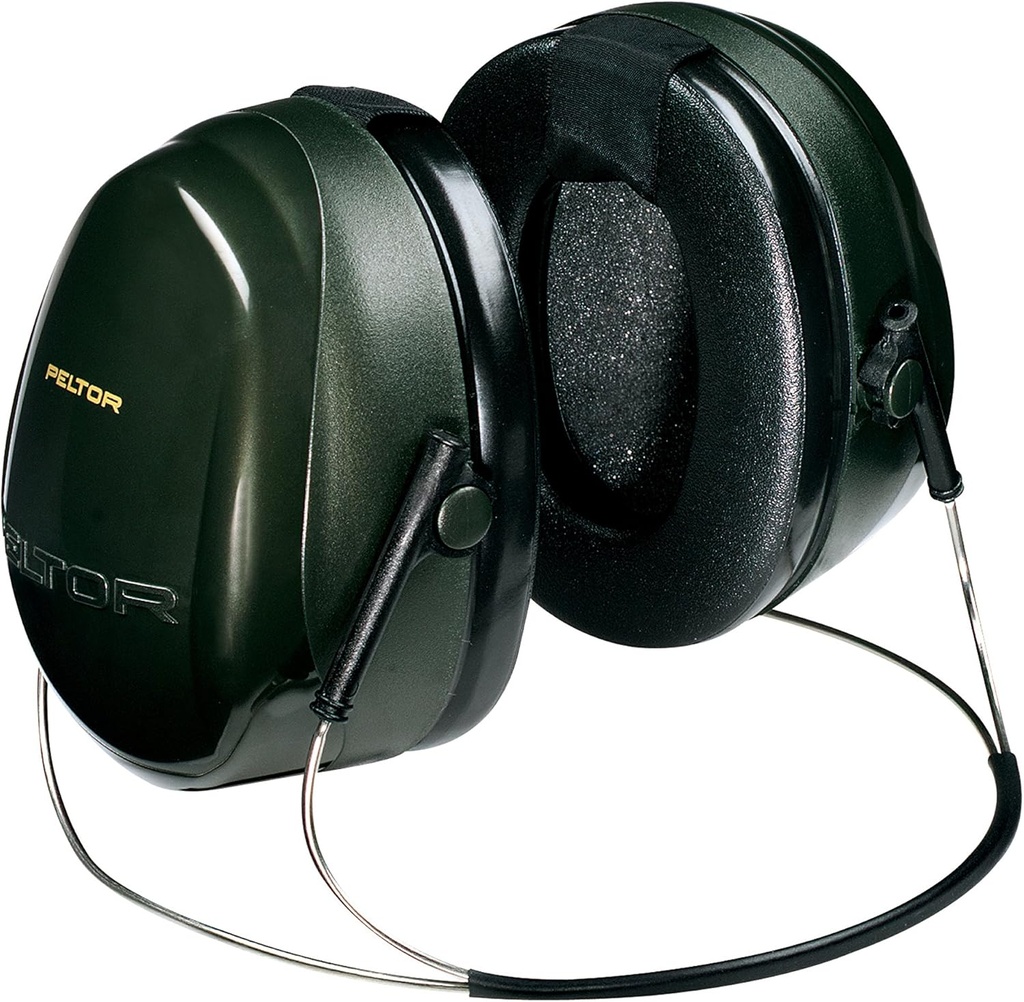 3M - H7B Peltor Optime 101 Behind-the-Head Earmuff, Protezione dell'udito, Protezione dell'orecchio, NRR 26 dB Green