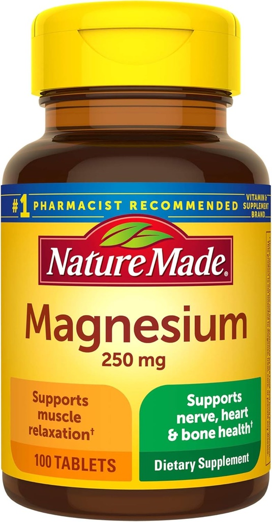 Magnesio Ossido 250 mg compresse, 100 conteggio per il supporto nutrizionale