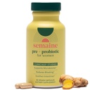 Semaine Super Powered Prebiotic + Probiotico per le donne, Efficace 3-in-1 Multi-Action Formula a Nourish Gut Health, Soothe IBS, Support Bloat Relief & Immunity Boost, Clinically-Studied (60 ct)