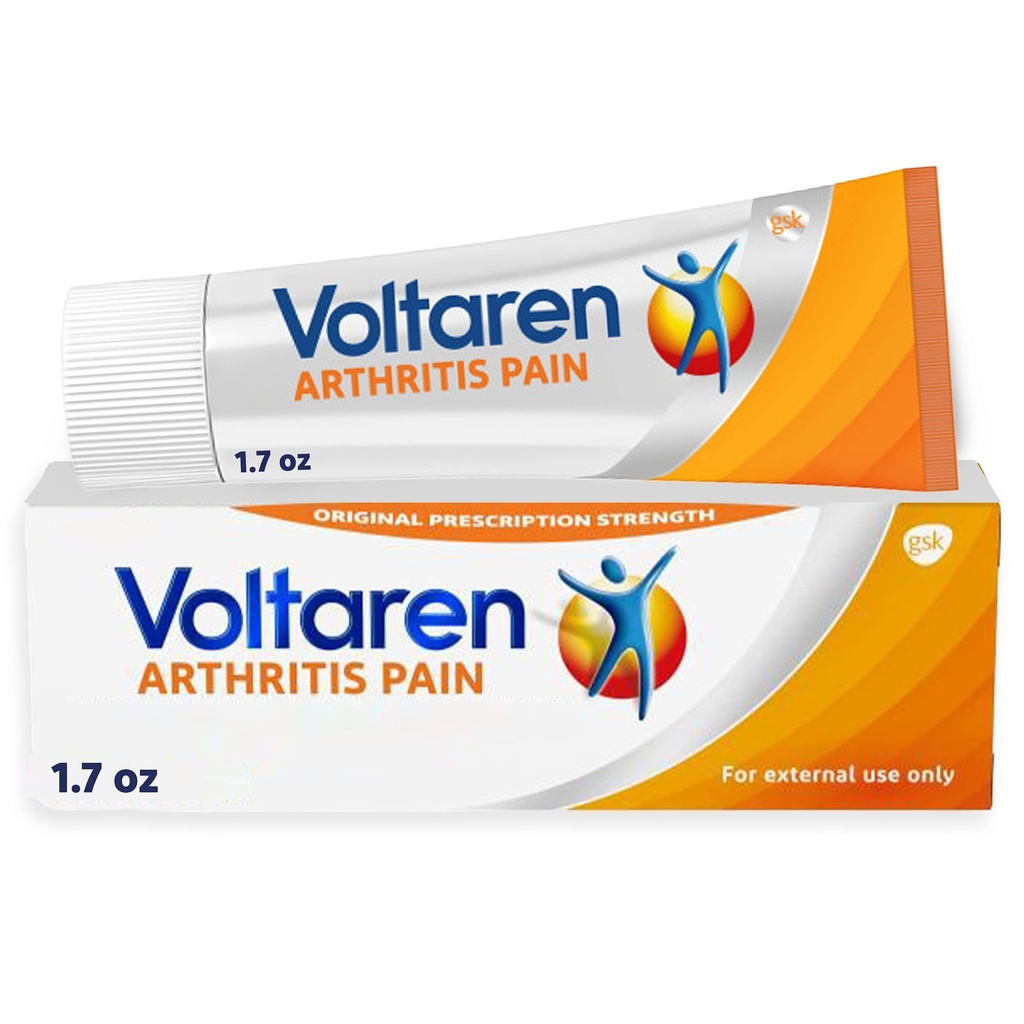 Voltaren Arthritis Gel di dolore per potente Artrite Topical Pain Relief con Diclofenac, Nessuna prescrizione necessaria - 1.7 oz/50 g Tube