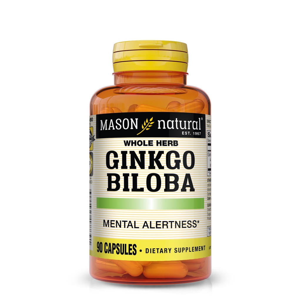 MASON NATURAL Gingko Biloba Capsule, 90 Conte