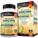 Pillole di perdita di peso Garcinia Cambogia - Massima resistenza Appetite Suppressant & Fat Burner per gli uomini e le donne - 1600mg Estratto naturale & 960mg HCA - Metabolismo Booster & Carb Blocker Capsule - 60Ct