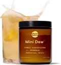 Polvere di elettroliti di succo di luna Mini Dew - Minerali senza zucchero & polvere di idratazione di elettrolita per l'idratazione istantanea & supporto del cervello - Magnesio, calcio, potassio, sale rosa, melo, 30 Serve