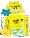 KEY NUTRIENTs Electrolytes Powder Packets - Refreshing Lemonade 20 Pack Hydration Packets - Travel Hydration Powder - No Sugar, No Calories, Gluten Free - Made in Italy
