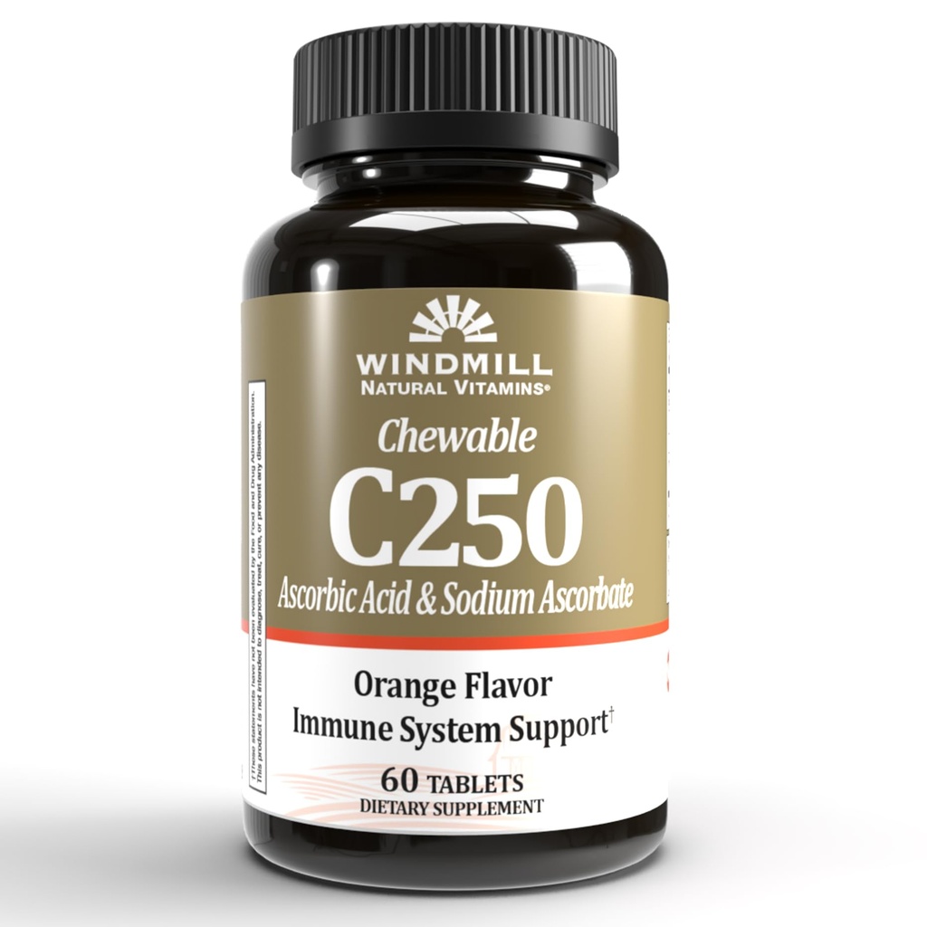 Vitamina C CHEWTBS 250MG TNGR WMILL Dimensioni: 60