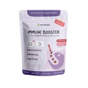 Booster immune per bambini con mirtillo, ciliegia di Acerola, zinco, vitamine C & D - Polvere dritta a mouta - 30 porzioni - 2 gusti