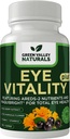GREEN VALLEY NATURALS Eye Vitality Plus Supplemento, con Areds-2 Nutrienti, Maquibright, Marigold Flower, Vitamine C & E, Zinco, Rame, 60 capsule (1)