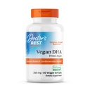 I medici migliori DHA vegano da alghe, Supporta la salute cerebrale e cardiovascolare, Non-OGM, Senza glutine, Soia Free, Vegan 60 Veggie Softgels