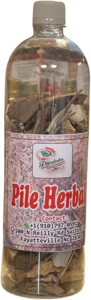 Pile Herbs (Agbo Jedi) Integratore di erbe tradizionale, Bottiglia di plastica
