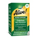 La Via della Natura Viva! Calcium Max Absorption, Bone Support*, Plant Source Calcium, Vitamina D3 & K2, Magnesio, 120 compresse (Packaging May Vary)