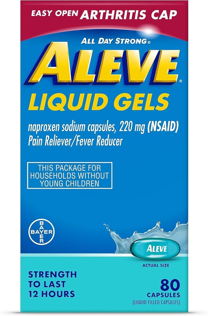 Aleve Artrite Gel Liquidi 80ct. 24cs