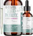 Probiotici liquidi per donne uomini e bambini | Prebiotici +Ginger + Probiotici per la salute digestiva | Acidophilus Probiotic | Latticini Free | Vegan | Non-GMO | Gluten Free | 30 Servings