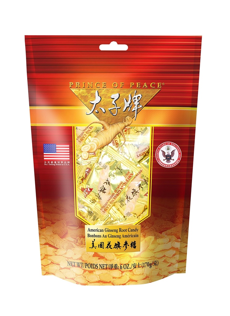 Principe di Pace American Ginseng Root Candy (6oz)