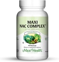 Complesso Maxi NAC con Molibdeno e capsule L Gluatathione ridotte, 60 Conte