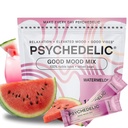 Buon Mood Mix - Watermelon - Polvere Packets - Calma Kava Drink Mix - Easy Open Single-Serving - Polvere Kava aromatizzata - Mucuna Pruriens - Stevia - Non Alcoholic Adaptogen Mocktails - 14 Stick