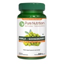 Pure Nutrition Amla Extract 1000mg per Serving. (Equivalente a 8000mg Amla Fruit Powder) Non OGM | 60 capsule di veg