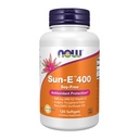 NOW Integratori alimentari, Sun-ETM 400 IU con d-alpha Tocopherol da olio di girasole non OGM, 120 Softgels
