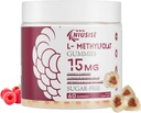 L-metilfolato 15mg Gummies per adulti, Zucchero Gummies Gratis Aiuta a migliorare l'energia, la funzione cerebrale - Acido Folico attivo & Vitamina B12 Supplemento per il supporto immunitario, Non OGM, Gluten Free