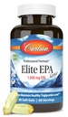 Carlson - Elite EPA Gems, 1000 mg EPA Fish Oil, Wild-Caught, Norvegese Fish Oil Supplement, Sostenibilmente Fonte, Aiuta a mantenere livelli di trigliceridi sani, 60 Softgels