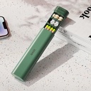Organizzatore di pillole 7 giorno, caso di viaggio settimanale, scatola di pillole giornaliere, portacandele carino per tenere vitamine, medicine, pillole, integratori(Green)