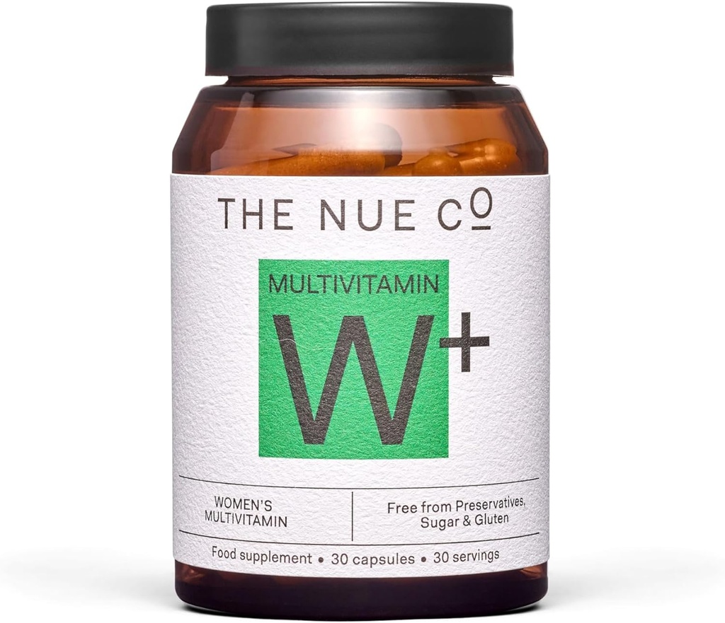 Il Nue Co. Integratore MULTIVITAMINA femminile- Supporta energia, immunità, messa a fuoco, vegano, senza glutine, 30 capsule