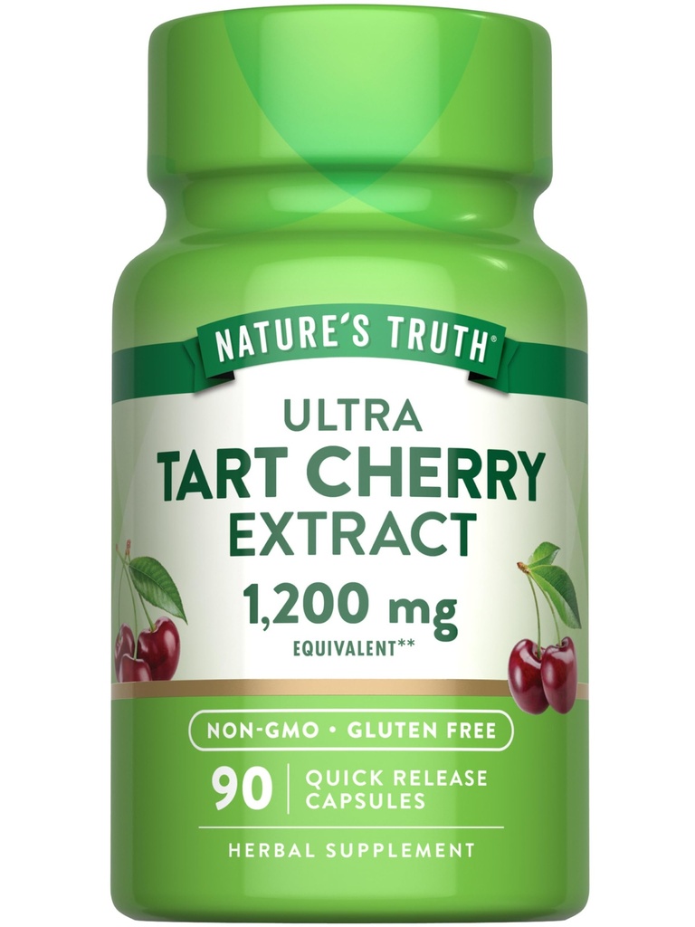 Estratto di ciliegia del Tart della Verità della Natura | 1200 mg | 90 Count | Non OGM & Gluten Supplemento gratuito