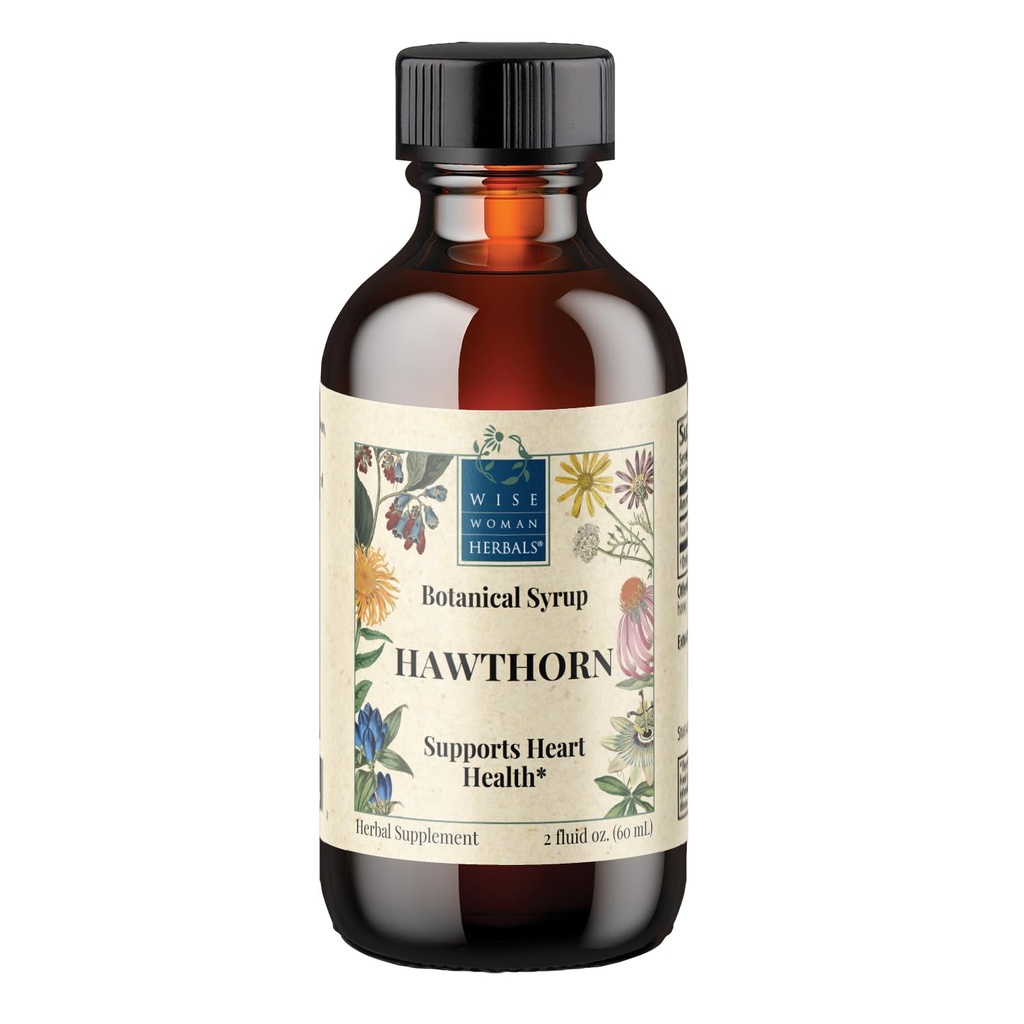 Estratto solido di bacche di biancospino di erbe della donna 4:1, Alcol-Free Extra Forza, promuove la circolazione sana, protezione antiossidante, supporto cardiovascolare di erbe, 2 Fl Oz