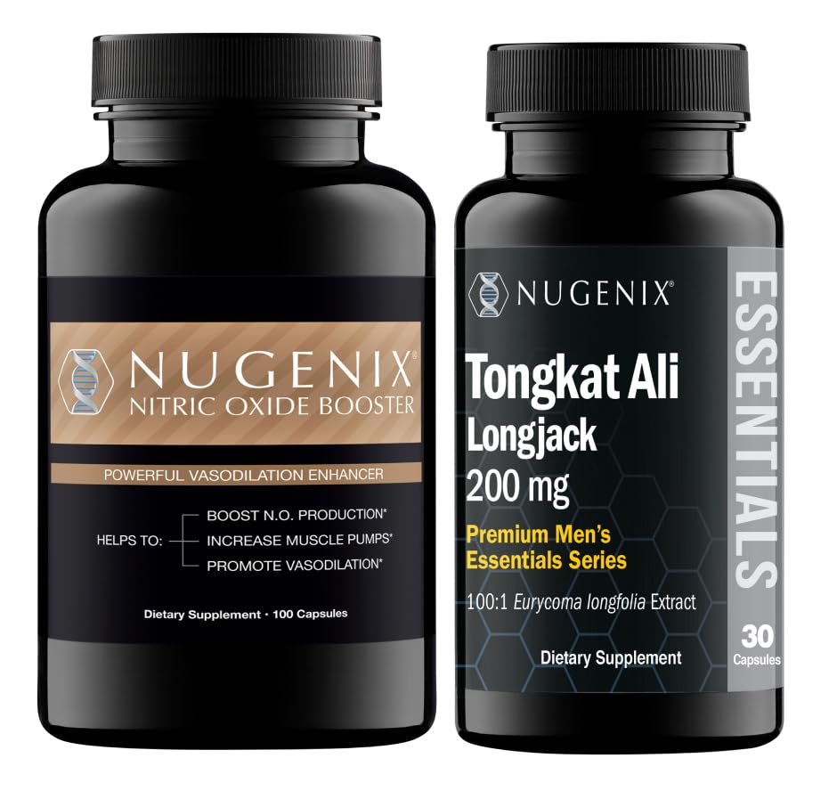 Nugenix Nitric Oxide Booster e Tongkat Ali integratori per gli uomini