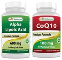 Migliori naturali alfa acido lipoico 600 mg & COQ10 100 mg