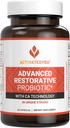 ACTIVATEDYOU Probiotico Restorativo Avanzato per uso quotidiano - 30 Strain Digestive Gut Health & Immune Funzione Support- Acidophilus Supplemento per la pelle a raggiante (30 capsule)