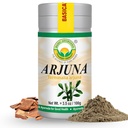 BASIC AYURVEDA Arjuna Bark Powder (Terminalia Arjuna) | Tradizionalmente utilizzato per il supporto cardiaco e vitale | Pure & Natural | Non OGM, Gluten-Free | 3.53 Oz (100g)