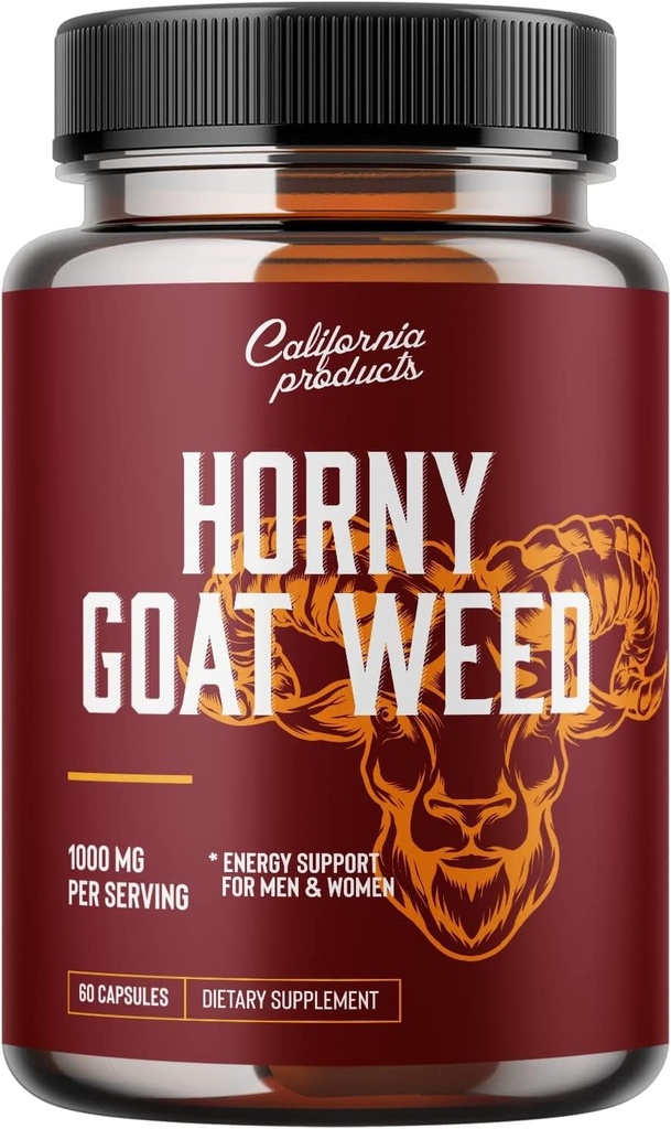 Horny Goat Weed Complex con 1000 mg Horny Goat Weed Extract and Extra Strength Tongkat Ali Root Powder Natural Maca Root Extract Maca Root Powder