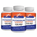 Max-Bio Potassium Iodide 130mg capsule - 180 Count - Integratore alimentare per il supporto e la protezione della tiroide
