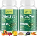 1000 MG Detox Detox Cleanse, High-Potent, Gut Cleanse & Detox Capsule per Donne & Uomini, Detossificazione Naturale, Colon, Liver, Antiossidante & Supporto Digestivo, 120 Capsule