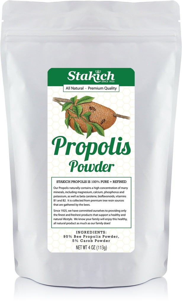 Stakich Bee Propolis Polvere - tutto naturale - 4 oncia