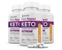 (3 Pack) veloce Ripped Keto ACV Extreme Pills 1675MG Keto Support Blend Capsule alternativa a Keto ACV Gummies Formulato Aceto di Mele Extra Vergine Olio di Oliva Polvere Verde Tea Leaf 180 capsule