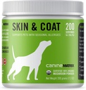 Mushroom Matrix Canine Organic Mushroom Powder Skin and Coat Supplement, 200 grammi (Packaging May Vary)