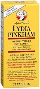 Lydia Pinkham Herbal Tablet Supplemento 72 compresse (PACK OF 2)