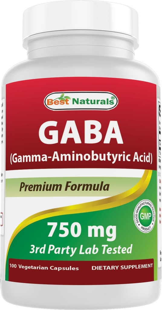 Migliori naturali Gaba 750 mg 100 tappi di verdure